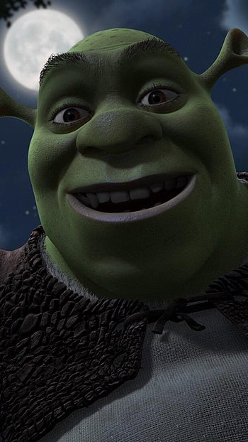 Shrek, Night, Moon Background HD phone wallpaper