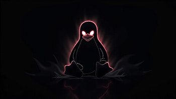 AI-Powered Linux Tux Glow, AI Art HD wallpaper