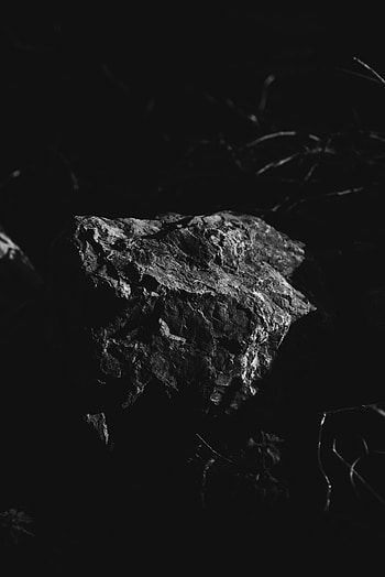 Rock, Stone, Bw, Chb, Lump HD phone wallpaper