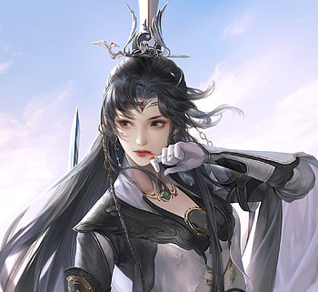 Aassassin, girl, fantasy, fan xiu, fanxiu, fighter, assassin HD wallpaper
