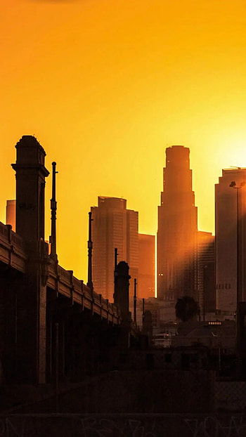 Los Angeles X , , High-quality cityscape, Android compatible HD phone wallpaper
