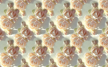 Texture, blue, rose, white, flower, paper, pattern HD wallpaper