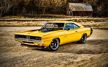Ringbrothers Dodge Charger Captiv, , retro cars, 1969 cars, muscle cars, R, tuning, 1969 Dodge Charger, old cars, Dodge Charger, Dodge HD wallpaper