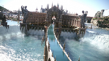 Altissia, capital of Accordo - Final Fantasy XV HD wallpaper