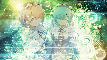 Rem (Re:zero), Anime, Re:zero Starting Life In Another World, Ram (Re:zero) HD wallpaper