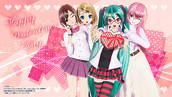 Project DIVA Team Celebrates Valentine's Day With Project DIVA X Video and HD wallpaper