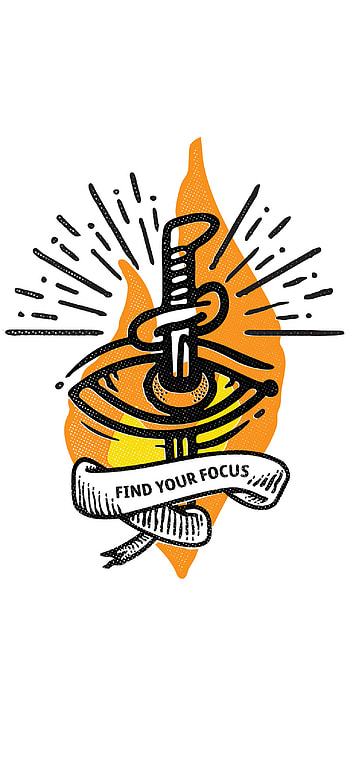 Minimalist Flame: Find Your Focus, artistic, minimalist HD phone wallpaper