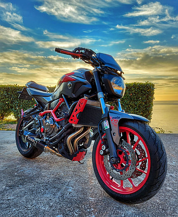 Yamaha MT07, motorcycle, motocage HD phone wallpaper