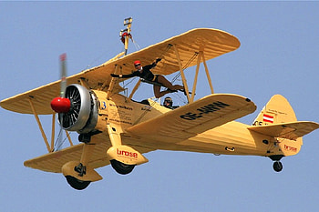 Flying w Plane, cool HD wallpaper