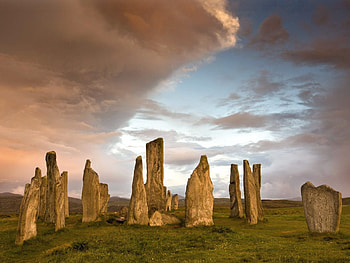 Nature, Stones, Sky, Clouds, Lumps, Blocks HD wallpaper
