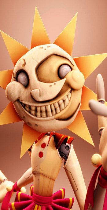 sundroop, breach, sol, security, amarillo, sundrop, videojuego, fnaf, guarderia, juego HD phone wallpaper