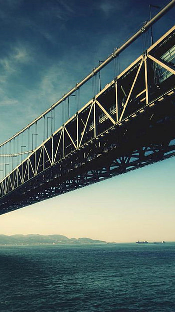 Akashi Kaikyo Bridge, Impressive structure, Breath-taking scenery, beauty HD phone wallpaper
