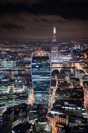 Cities, Building, Night City, Megapolis, Megalopolis HD phone wallpaper