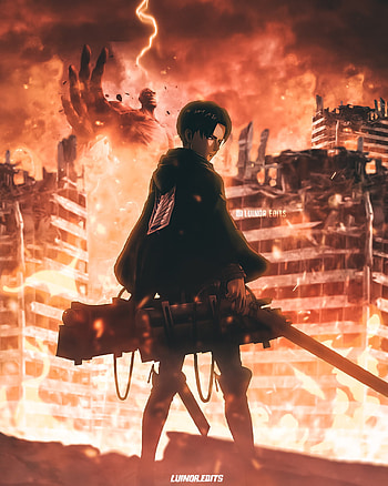 Levi Ackerman, luinoredits, attack on Titan HD phone wallpaper