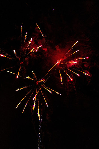 Holidays, Smoke, Dark, Sparks, Fireworks, Firework HD phone wallpaper