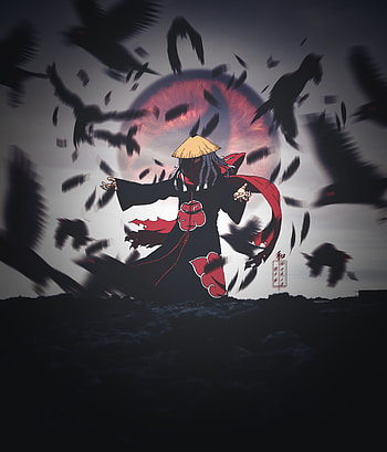 Uchiha Itachi, sharingan, crows, akatsuki, genjutsu, magenkyou sharingan, itachi uchiha HD phone wallpaper
