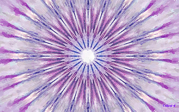 Abstract flower, blue, white, by cehenot, art, mandala, painting, abstract, pictura, flower, texture, lilac HD wallpaper