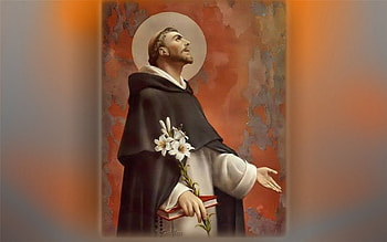 Saint Dominic, Bible, lily, Dominic, saint HD wallpaper