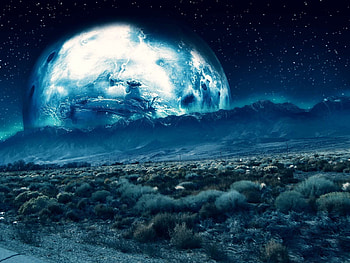 Landscape, Planets, Universe HD wallpaper
