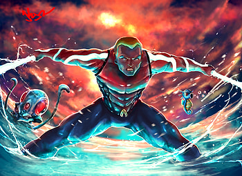 Aquaman Art , aquaman, artwork, artist, digital-art, deviantart, superheroes HD wallpaper