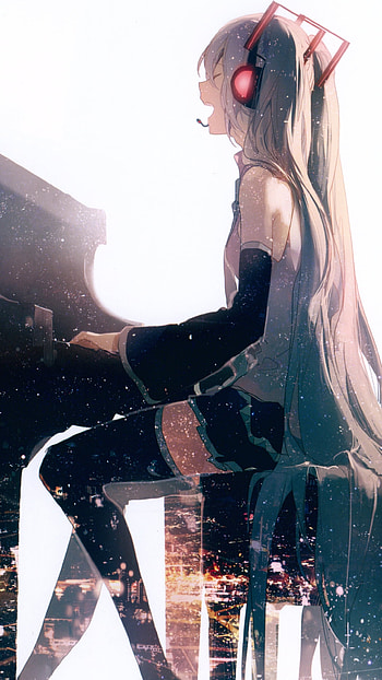 Hatsune Miku, Anime, Vocaloid HD phone wallpaper