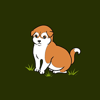 Art, Dog, Minimalism, Nice, Sweetheart, Akita Inu HD phone wallpaper