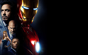 Iron Man, Movie, James Rhodes, Obadiah Stane, Pepper Potts, Tony Stark HD wallpaper