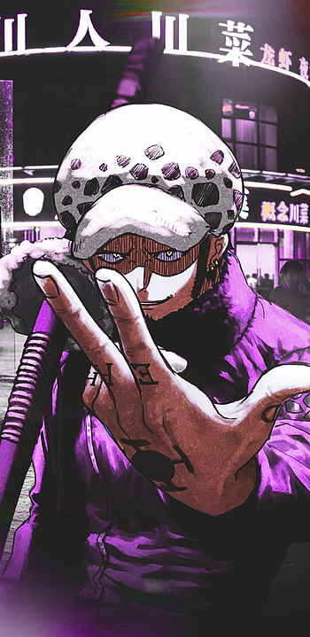 Law, one piece, anime, law HD phone wallpaper