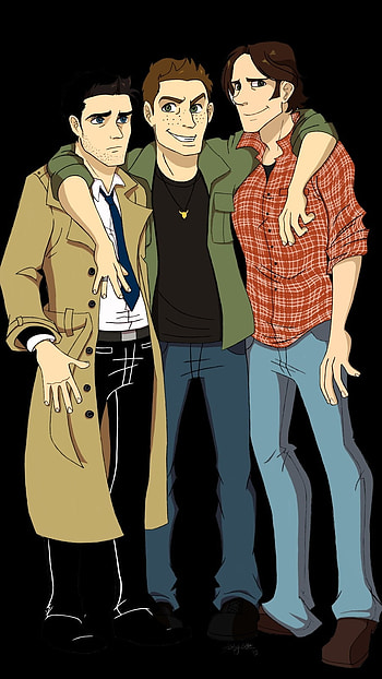 3 Friends, Boys, Cartoon HD phone wallpaper