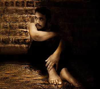 poverty, sad, darkness, hungry, alone HD wallpaper