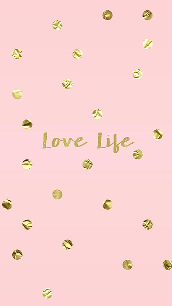 Foil, Gold Dots HD phone wallpaper
