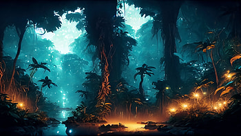 Mystic Jungle, mystic, jungle HD wallpaper