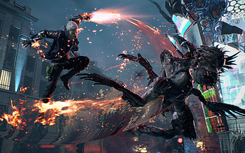 Nero, , battle, Devil May Cry 5, protagonist, 3D art, Devil May Cry, artwork, Nero Devil May Cry HD wallpaper