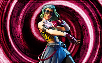 Cameo, purple grunge background, Fortnite, vortex, Fortnite characters, Cameo Skin, Fortnite Battle Royale, Cameo Fortnite HD wallpaper