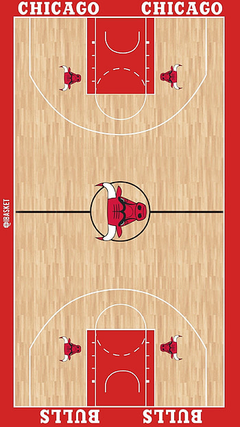 Chicago Bulls, Sports team, Court, Jordan logo HD phone wallpaper