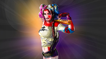 Harley Quinn Crime Beat Chronicles, harley-quinn, supervillain, superheroes, artwork, art, digital-art HD wallpaper