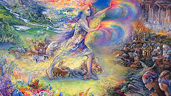 Josephine Wall, collection, Artistic inspiration, Breathtaking visuals HD wallpaper