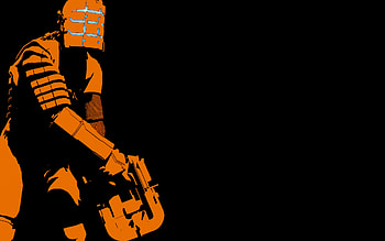Minimalistic Dead Space, Isaac Clarke, Black background HD wallpaper