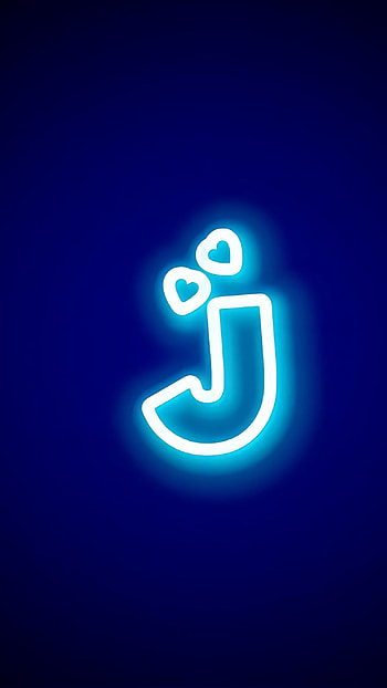 J Name, Blue, Led Light Effect, led, light effect HD phone wallpaper