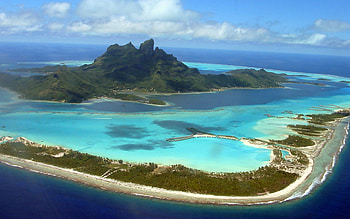 Bora Bora, Beach , Tranquil atmosphere HD wallpaper