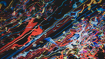 Abstract, Divorces, Multicolored, Motley, Paint, Stripes, Streaks HD wallpaper