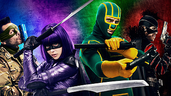 Kick-Ass 2 movie, RTLZWEI, Thrilling sequel, Intense action scenes HD wallpaper