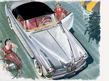 BMW 503 cabrio 1957, bmw, vintage, cabrios, cars HD wallpaper