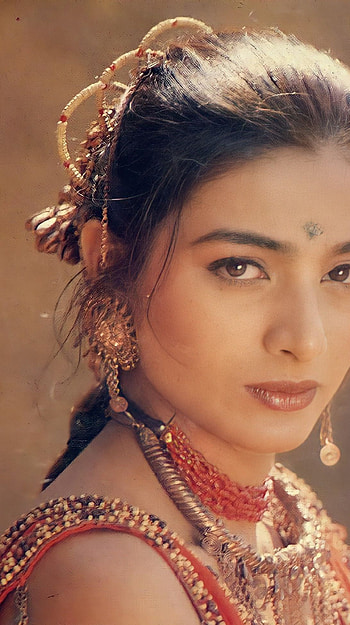 Tabu, bollywood actress, vintage HD phone wallpaper
