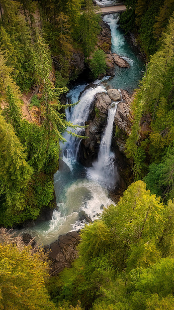 nature, waterfall HD phone wallpaper