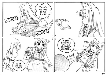 Spice and Wolf, lawrence kraft, comic, horo, wolfgirl, wolf, wolf girl, comix, holo, funny HD wallpaper