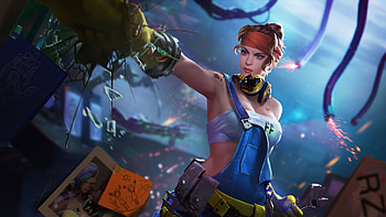Girl Punches Mirror, artist, artwork, artstation HD wallpaper