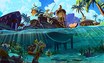 Vacation in Lurelin Village, video game, The Legend of Zelda: Breath of the Wild HD wallpaper