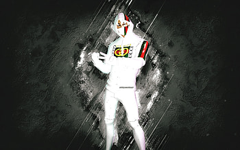 Fortnite Gucci Ikonik Skin, Fortnite, main characters, white stone background, Gucci Ikonik, Fortnite skins, GucciIkonik Skin, GucciIkonik Fortnite, Fortnite characters HD wallpaper