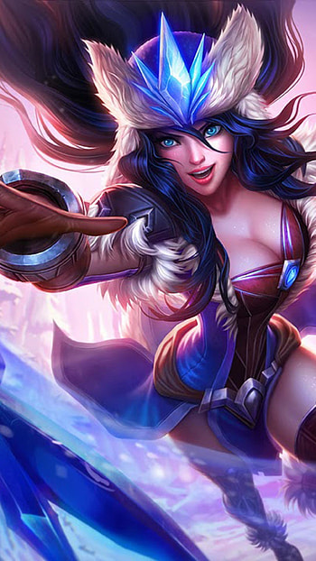 Snowstorm Sivir Snowdown Skin android, , mobile background. Game LolFemale ... HD phone wallpaper